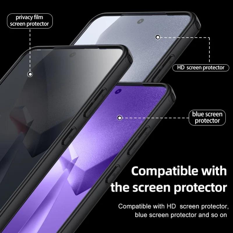 Odporne na wstrząsy akrylowe etui Magsafe do OnePlus Ace 5 Pro 3V 3 Pro matowe przezroczyste etui do ładowania bezprzewodowego do OnePlus 13R 12R Shell bez żółknięcia