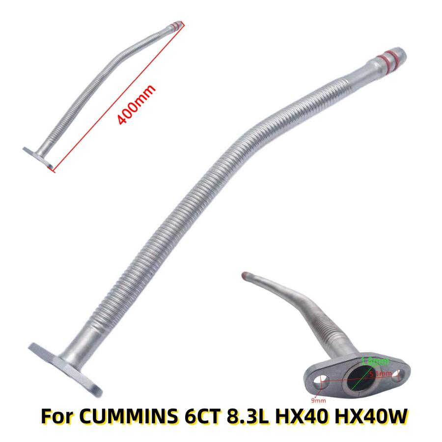 

For CUMMINS 6CT 8.3L HX40 HX40W Turbo Turbocharger Return Oil Tube 3926842