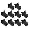 10PCS Satellite Cable Wall Grommet 25.4mm Silicon Ethernet Cable Bushing Wall Penetration Grommet for 1 Inch Hole Black