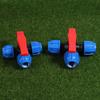 Garden 20/25/32MM PE 3-Way Ball Valve Tube Tap Water Splitter Plastic Quick Valve Connector Irrigation Water Pipe Fittings