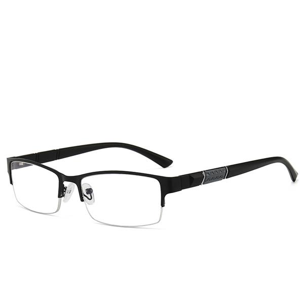 Anti Blue Light Reading Glasses Men Retro Metal Frame Square Students Myopia Glasses Frame Men Hyperopia 0~+4.0 / Myopia -1.0~-6.0