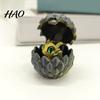 Desktop Ornament 3D Printed Dragon Egg Vibrant Color Small Size Miniature Statue Stress Relief Fidget Toy Adorable Cartoon Dragon-themed Desk