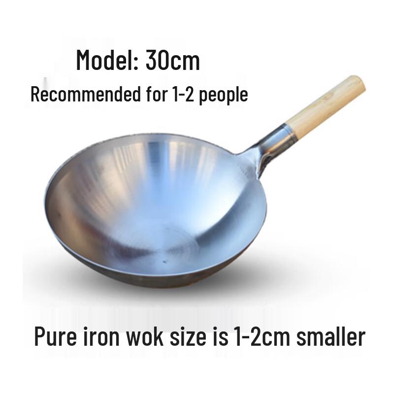 XIANDUN Komercyjny Wok z Kutego Żelaza