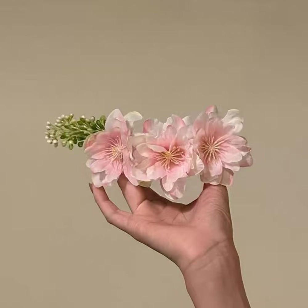 Headwear Bohemian Flowers Hairpin Thai Style Chignon Hair Clips Elegant Floral Hair Comb  Bride