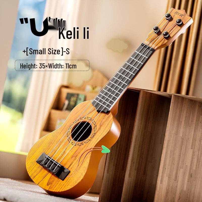 Realistic Guitar Playable Ukulele Toy for Children's Musical Education