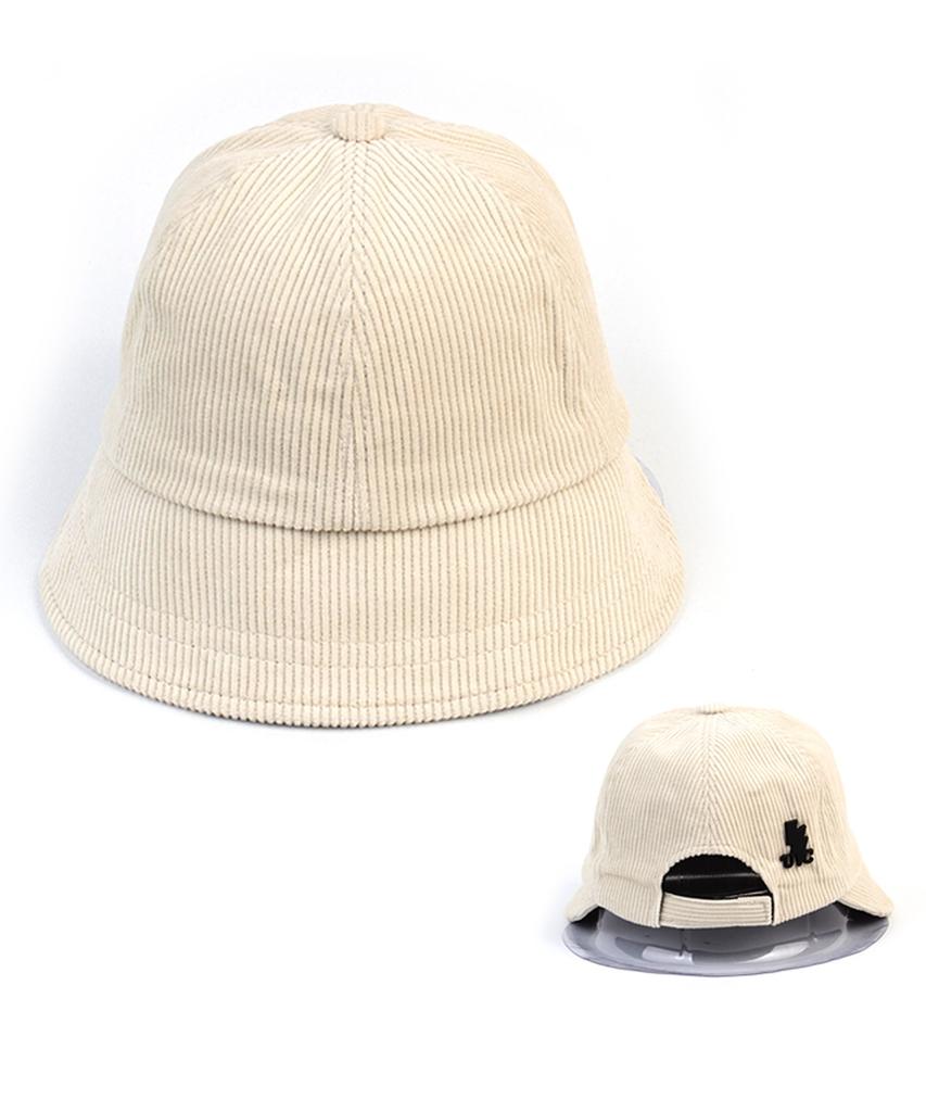 Yunibeosyeolkemiseuteuli Backopen Ivory Corduroy Bucket Hat