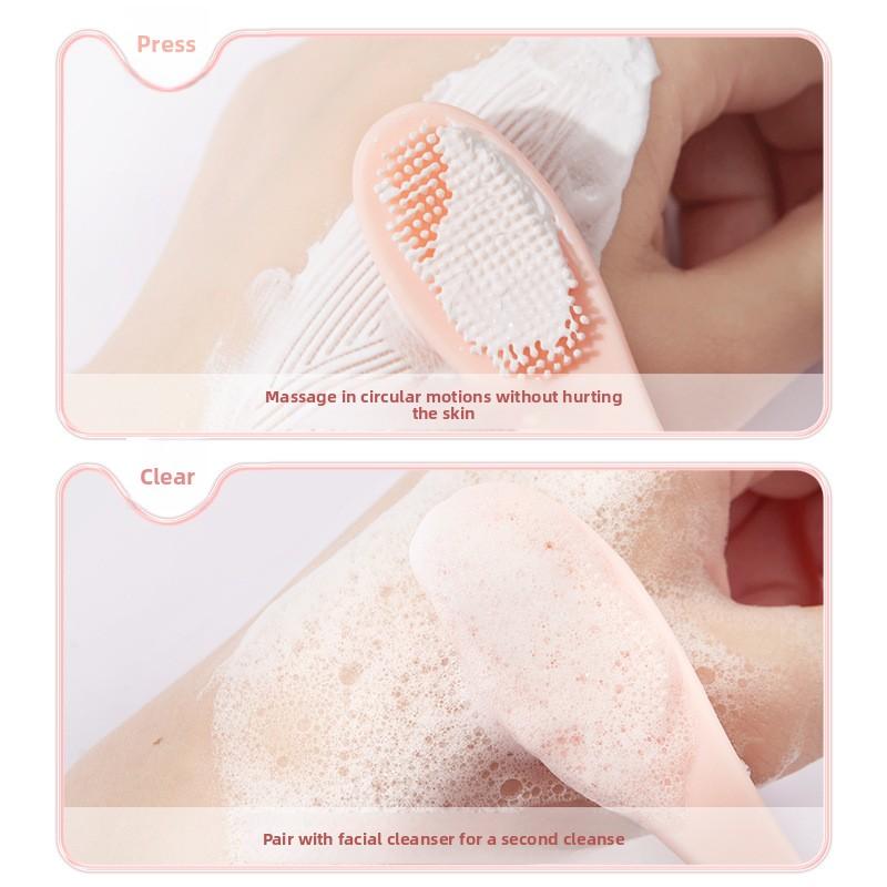 Silicone Facial Cleansing Brush Pore Cleaning Face Finger Sleeve Brush Mud Mask Application Mask Brush Beauty Tool