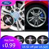 Adesivo per Auto 4 Pezzi Emblema Auto Copricerchi Centrali Ruota Copri Cerchioni Accessori Per Ford Mustang 2015 2017 2018 2005 2006 2007 200