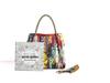 Genuine Leather Women's Bohemian Snake Print Crossbody Shoulder Bag - New Colorful Design