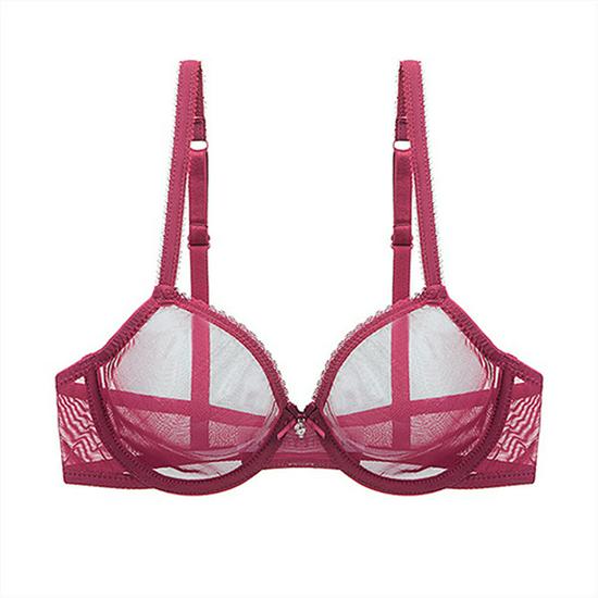 Varsbaby Red Mesh Lace Bra - New Style Available Now