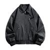 2025 Autumn Men's Fashion Casual Solid Color Lapel Jacket