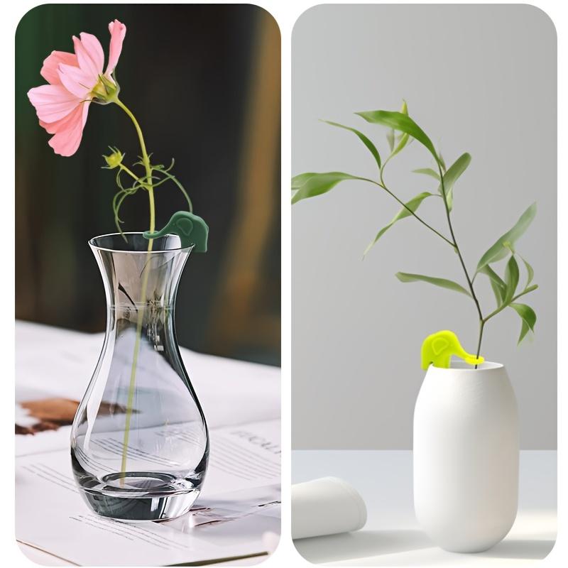 1pc New Product Cute Elephant Shaped Plant Support Frame Fixing Cup Along Plant Silicone Fixing Frame
