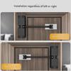 Smarted Spring Loaded Door Closer Quiet Operation Corrosion Resistant Aluminum Easyly Installation Home Security