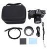 4K Digital Camera for Photography 64MP WiFi Touch Screen Vlogging Camera with Flash Lens Hood 3000mAH Battery 16X Zoom