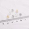 2pcs/bag Transparent Environment-Friendly Silicone Copper Earplugs For Ear Stud Accessories