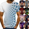 Men Vortex 3d Psychedelic Printed Tshirts Hip Hop Short Sleeve Tee Shirts Tops