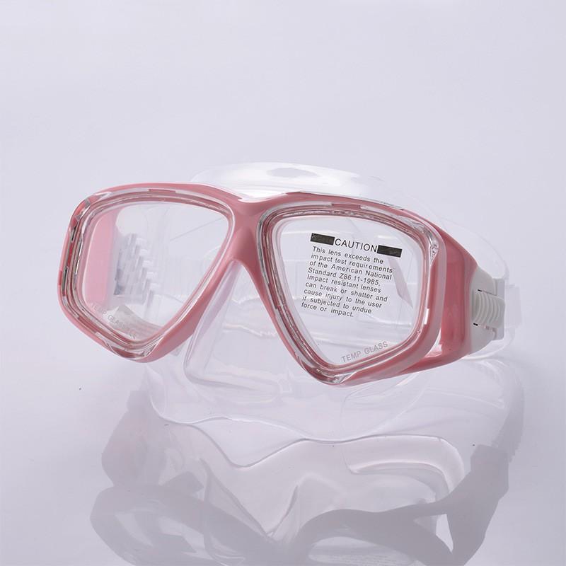 Adult Professional Snorkel Mask Anti-Leak Silicone Diving Goggles Swimming
