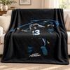 Carolina Panthers blanket Flannel Blanket Soft Cozy Plush Throw for Sofa Bed Lightweight Home Decoration Outdoor camping
