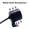 Motorcycle Led Headlight Spotlight Flash 12V Hi-Lo Fog Lamp Auxiliary Additional Light For Motorbike Offroad Atv Suv Truck