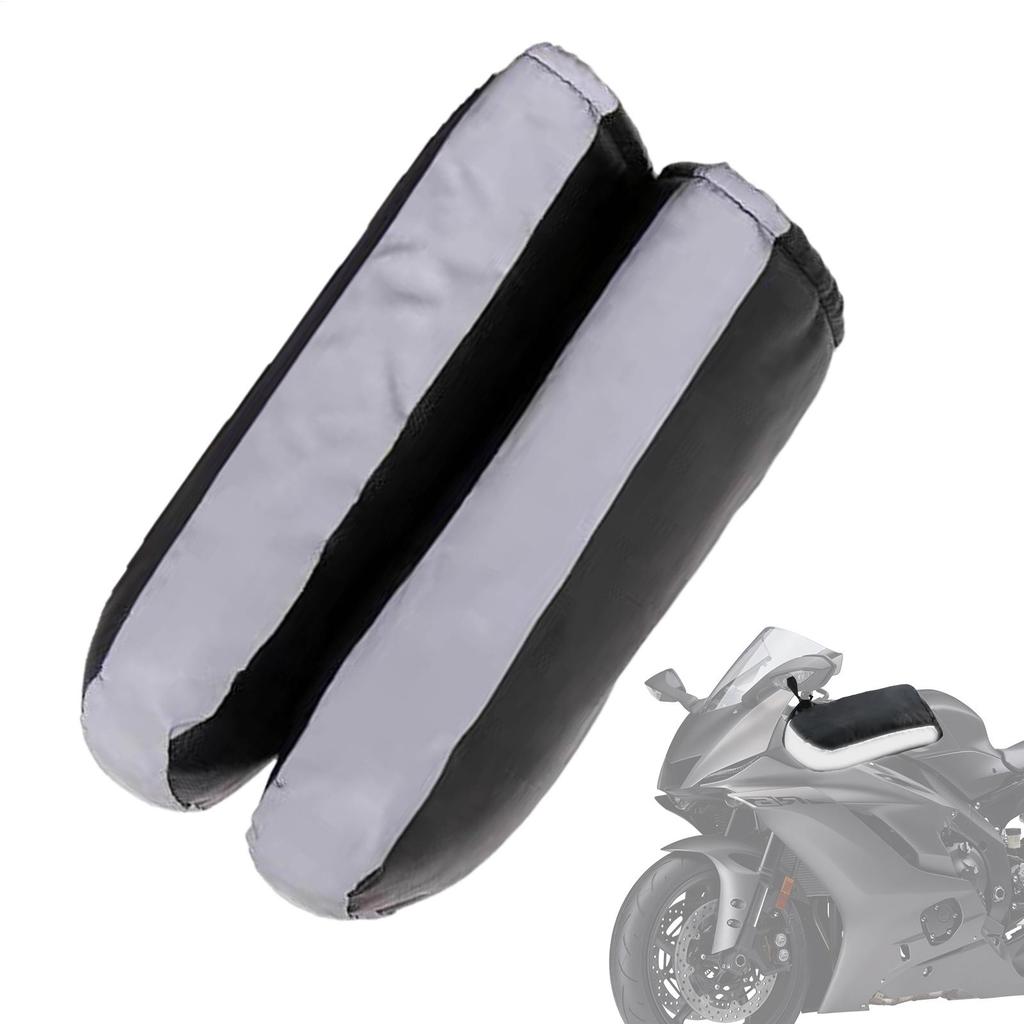 Motorcycle Handlebar Gloves Warm Soft Handlebar Muffs With Reflective Strip Waterproof Scooter Gloves For Snowmobile E-Bike