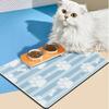Pet Feeding Mat Absorbent Dog Mat for Food and Water Bowl Pet Placemat No Stains QuickDry Cat Mat Puppy Dog Accessories Supplies