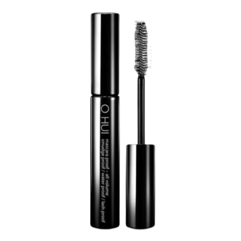 OHUI Mascara Proof-All Volume 8ml – Waterproof Volumizing Mascara for Bold, Smudge-Free Lashes, Korean Eye Makeup
