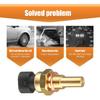 1 PC Engine Temperature Sensor, ECT Temp Sensor Replace 15404280 12191170 60811520 12608814, Car Parts, Compatible with Delphi (Gold)