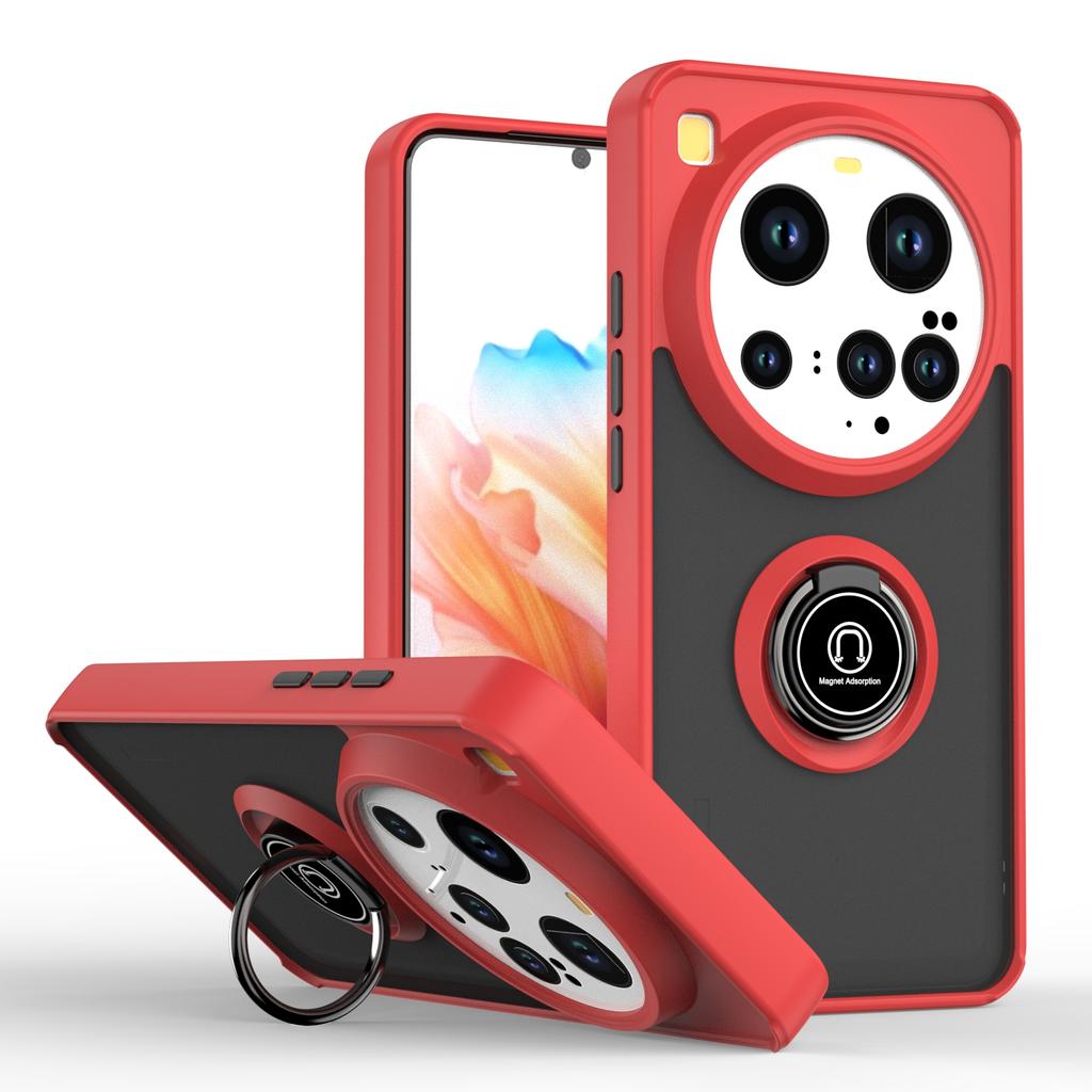 Armor Matte Case For Xiaomi 15 Ultra 5G Cover Ring Magnetic Stand Holder Shockproof Coque Fundas