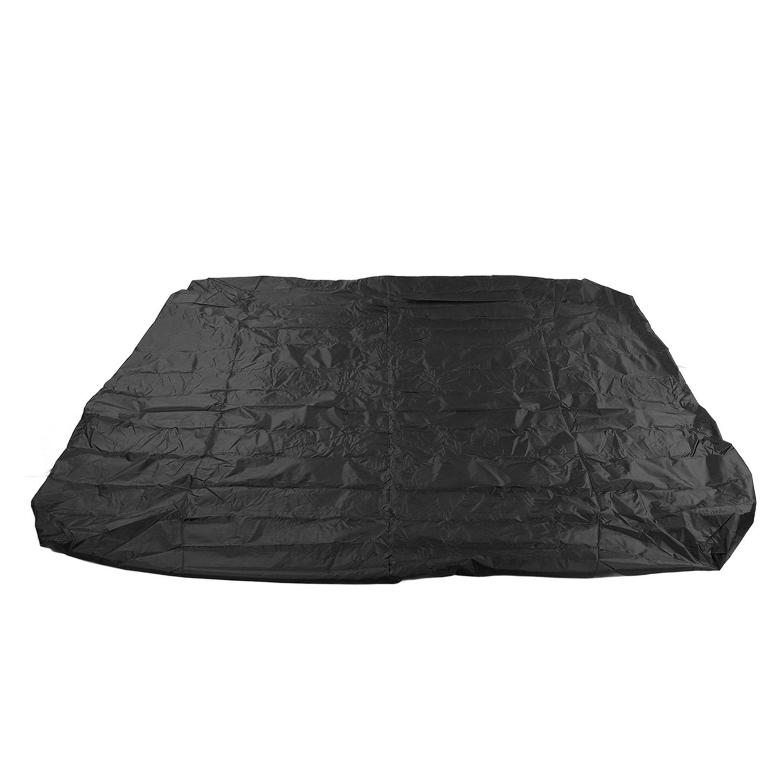

Outdoor Bathtub Dust Cover 190 Silver Coated Polyester Taffeta Waterproof Hot Spring Cover Quadrate Spa Bath Rainproof чёрный
