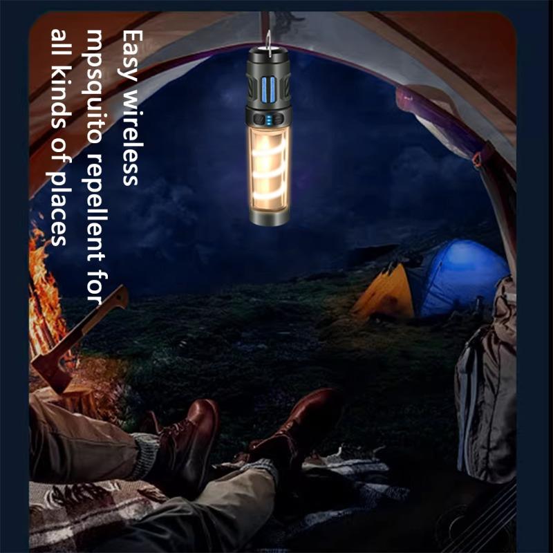 LED Mosquito Repellent Camping Light Outdoor Camping Multi Functional Flashlight Tent Light Tripod Camping Light