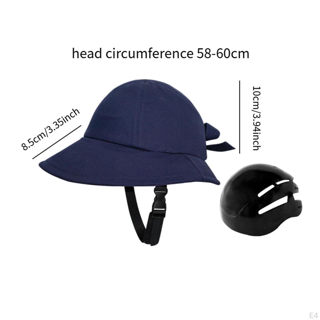 Nastavitelná cyklistická čepice s tvrdou skořepinou pro venkovní použití, široký okraj a podbradní pásek