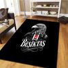 Besiktas Gymnastics Club Carpet Rug for Living Room Bedroom Home Sofa Decoration,Kids Play Non-slip Floor Mat
