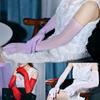 Ultradünne Handschuhe Sexy Nachtclubhandschuhe Cosplay Vollfinger Ultradünne Handschuhe Partyzubehör Halloween Handschuhe
