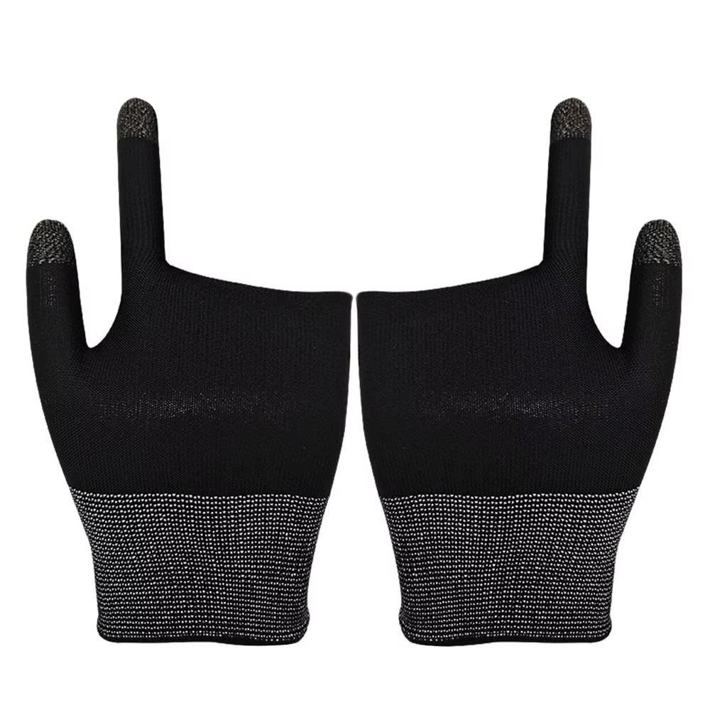 Sweatproof Gaming Finger Cover Breathable Gamer Fingertips Sleeve Finger Cots Cover  Women чёрный