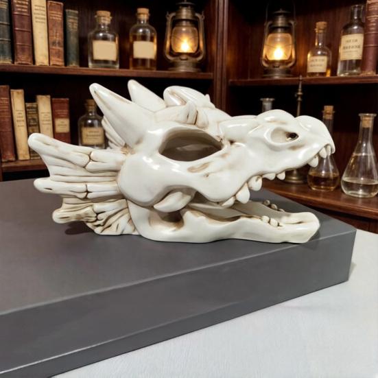 Frog Skeleton Ornament, Outdoor Patio Desktop Decor, Resin Carved Realistic Bone Texture Halloween Figure