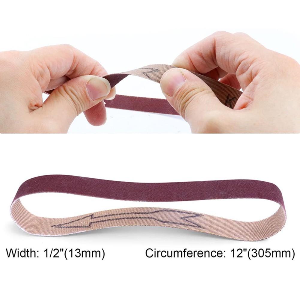 Zestaw 30 sztuk taśm ściernych Ener Replacement Taśmy ścierne z płaskim szwem