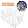 40x26x20cm Rear Basket Folding Metal Anti‑Rust Large Capacity Wheelchair Basket