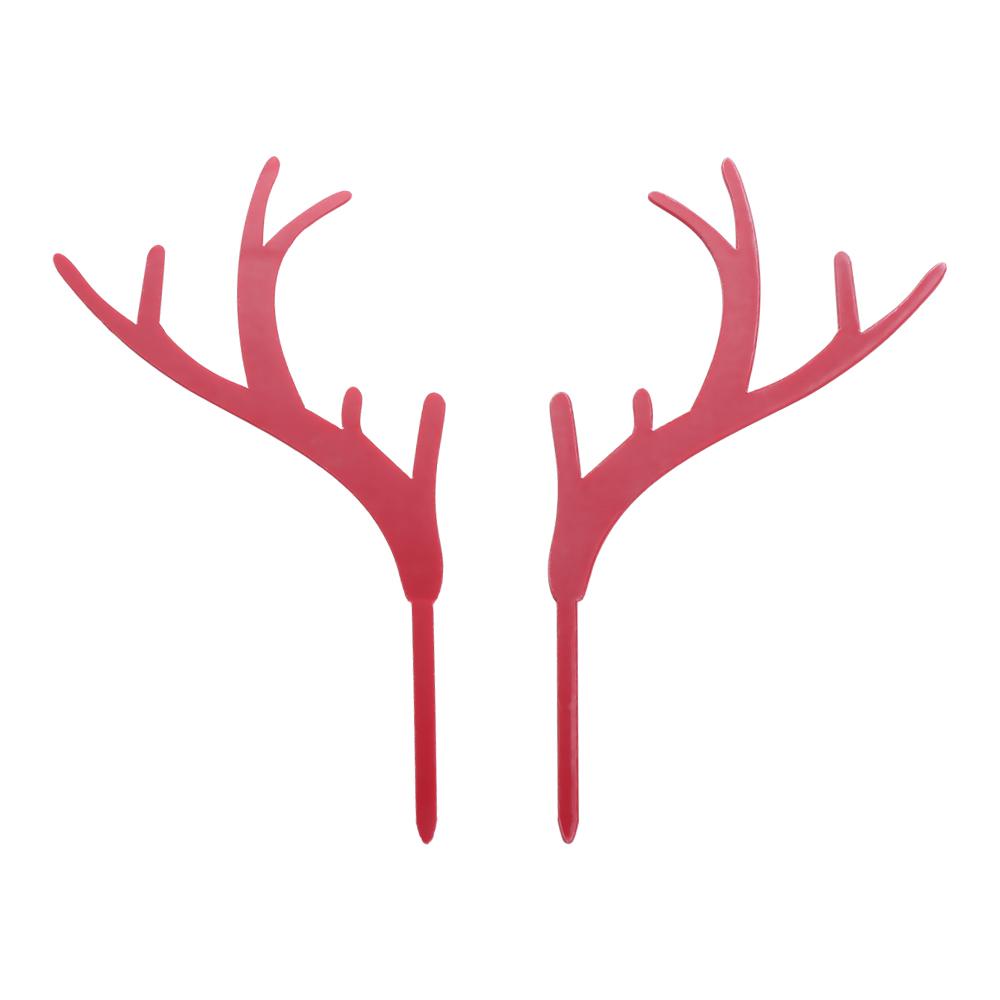 Neujahr Hochzeit Weihnachten Elch Gold Silber Rentier Partyzubehör Hirschgeweih Weihnachtsdekoration Kuchenaufsatz