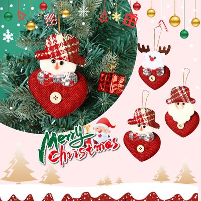 Kreativní vánoční doplňky na zavěšení dveří, rozvržení scény nákupního centra, vánoční nástěnné závěsy, dekorace a přívěsky