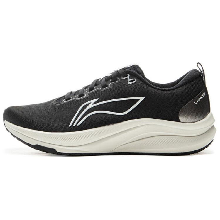 New LiNing Red Hare 8 Anti-Slip Wear-Resistant Breathable Lightweight Rebound Low-Top Casual Running Shoes Women's Black ARPV004-5