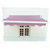 Tenda da Casa delle Bambole 1/12 Modello Tenda Simulazione Casa delle Bambole Balcone Esterno Tenda da Sole Scena Decorazione Giocattoli Gioco di Finzione per Bambini