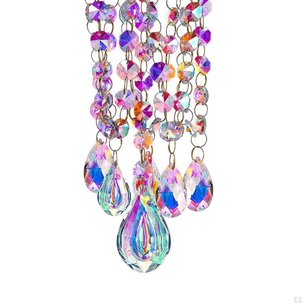 Chandelier Wind Chimes Home Decor Handcraft Elegant for Window Hanging Pendant Patio Party Gift