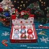 Weihnachten Runde Kugel Dose Weißblech Süßigkeitenbox Weihnachtsbaumschmuck Süßigkeitenglas Weihnachtsbaum Hängekugel Süßigkeitendosen Kindergeschenk