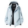 3-in-1 Waterdicht Winddicht Outdoor Jack Met Afneembare Donsvoering Heren Dames Wandelen Kamperen Vissen