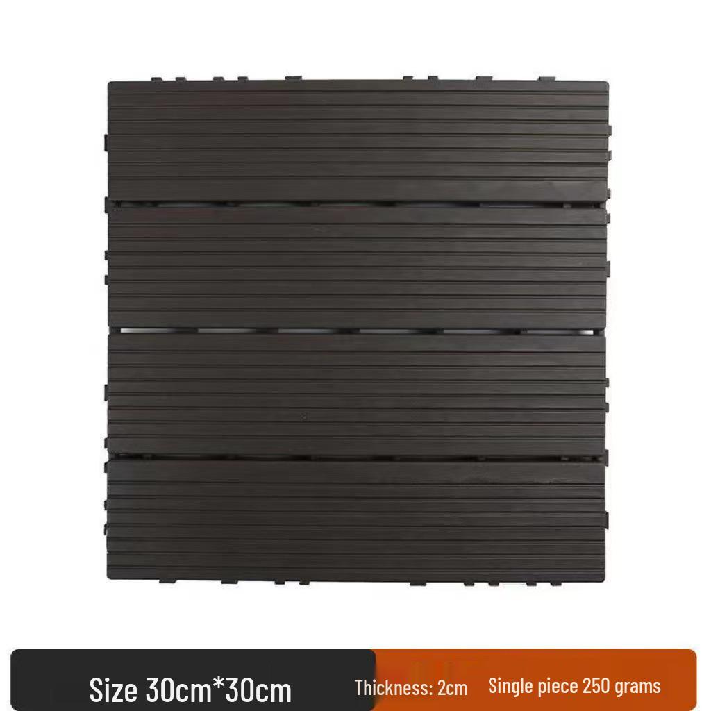 Outdoor Self-Assemble Wood-Plastic Flooring for Balcony, Terrace, and Garden Renovation
