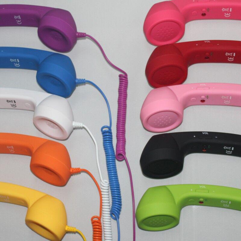 Retro Anti-Radiation Mobile Handset for Pregnant Women: Fashionable and Cool Phone Microphone