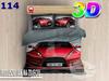 3D Cotton Satin Bedding 160X200Cm Car