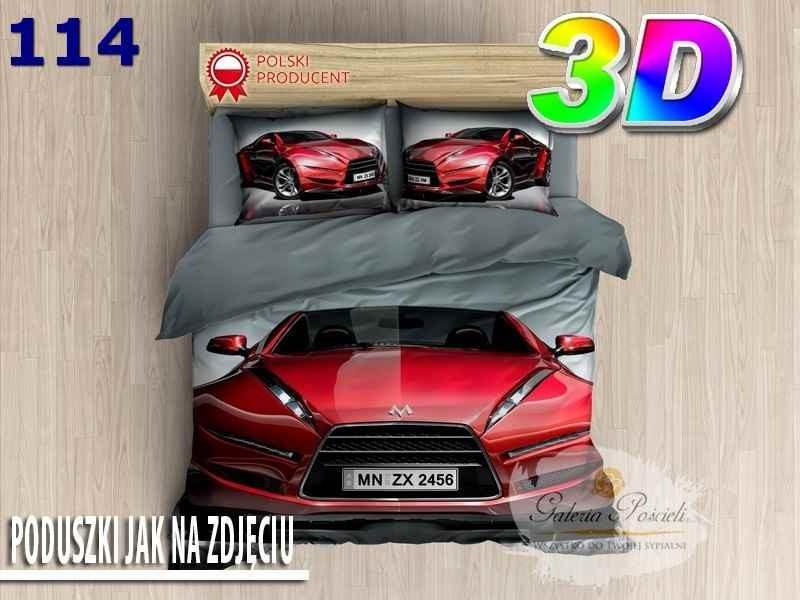 3D Cotton Satin Bedding 160X200Cm Car