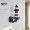 Maritim Vegglampe Kystfyrtårnlampe, Harpiksvegglampe, Retro Middelhavsstil Dekorativ Atmosfærisk Ganglys, Vanntett Utendørs