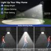 Solar Street Lights 1800W LED 150000LM IP67 Waterproof Outdoor Flood Lights with 16.4ft Cables